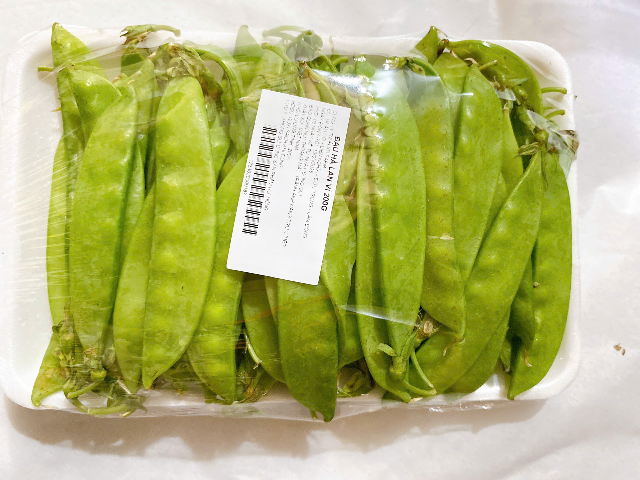 Đậu Hà Lan vỉ 200gr
