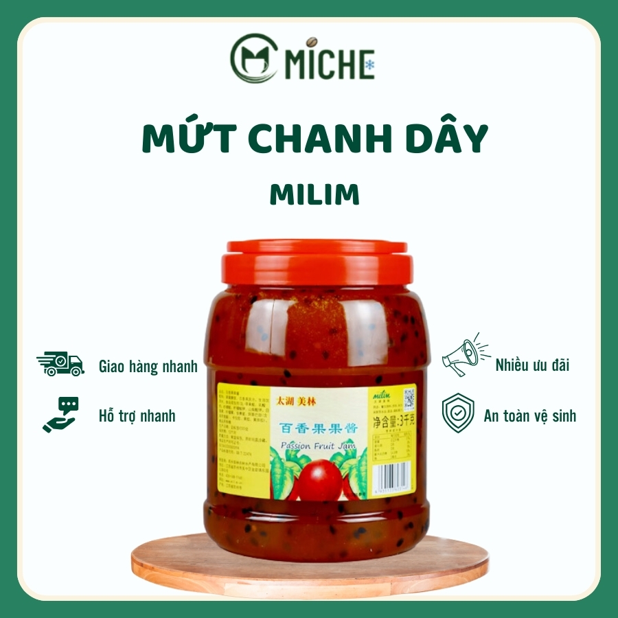 Mứt Chanh Dây, MiLim, 3kg