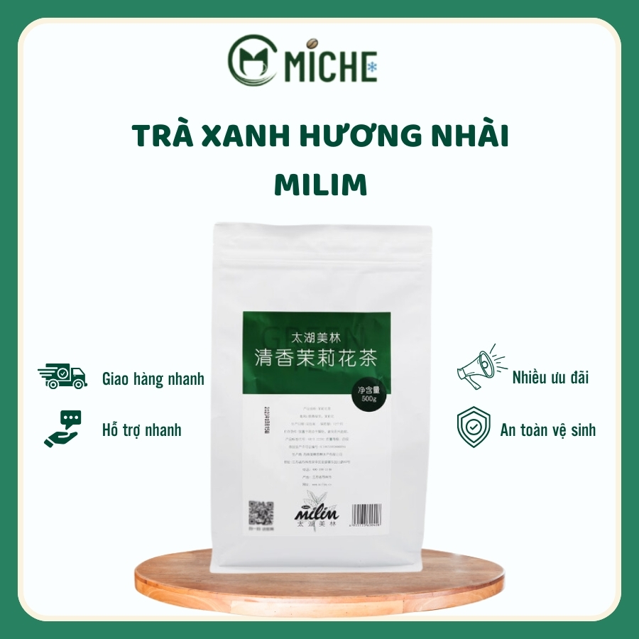Trà Xanh Hương Nhài, MiLim, 500gr