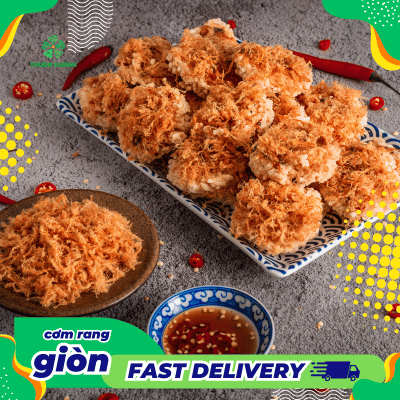Pork Floss Rice Crackers | Vietnam Crispy Rice Snack Thuan Khanh Manufacturer
