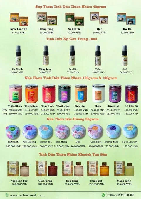 Nến thơm thảo mộc