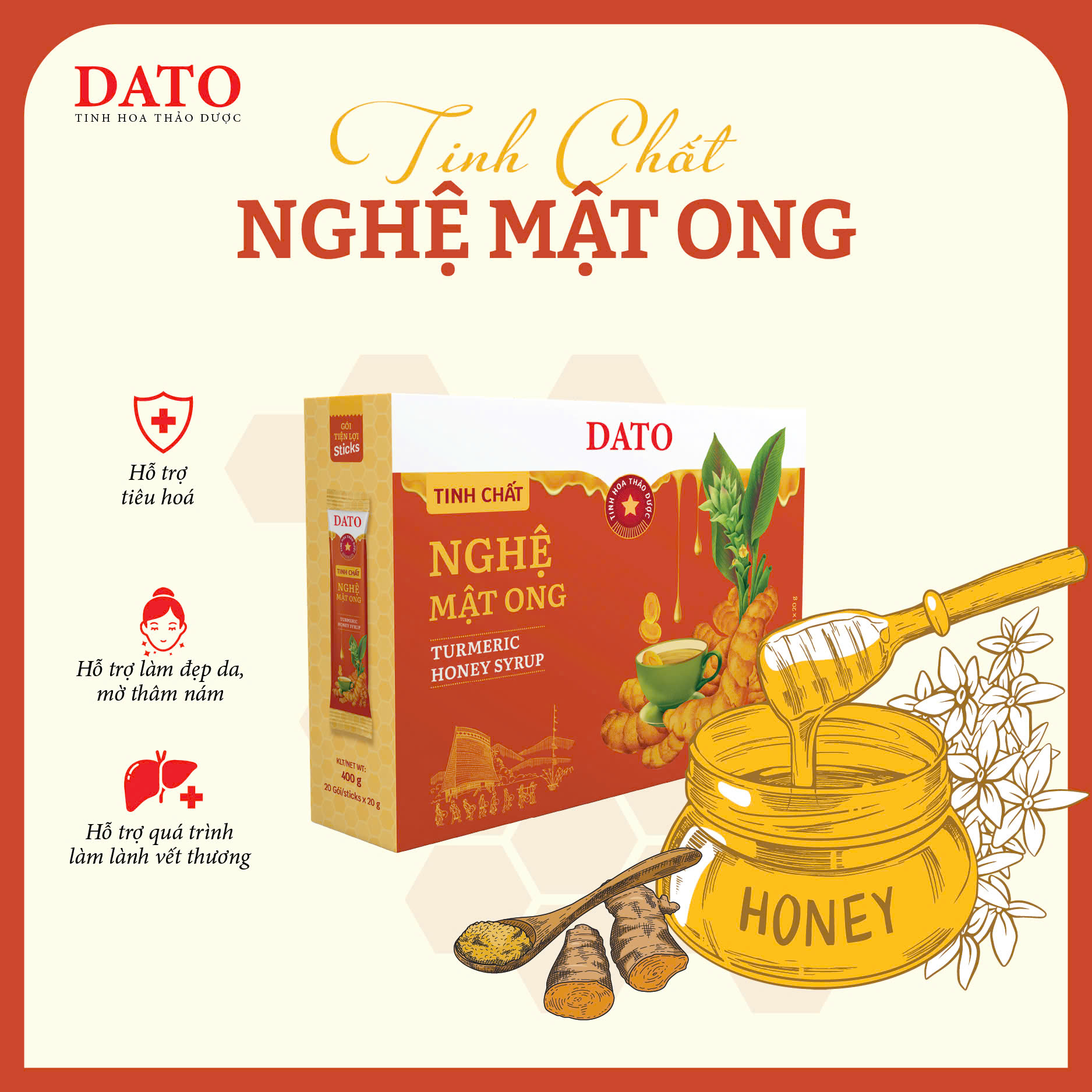 Tinh chất nghệ mật ong