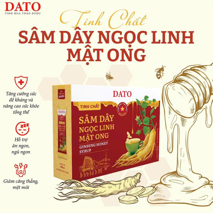 Tinh chất sâm dây Ngọc Linh mật ong