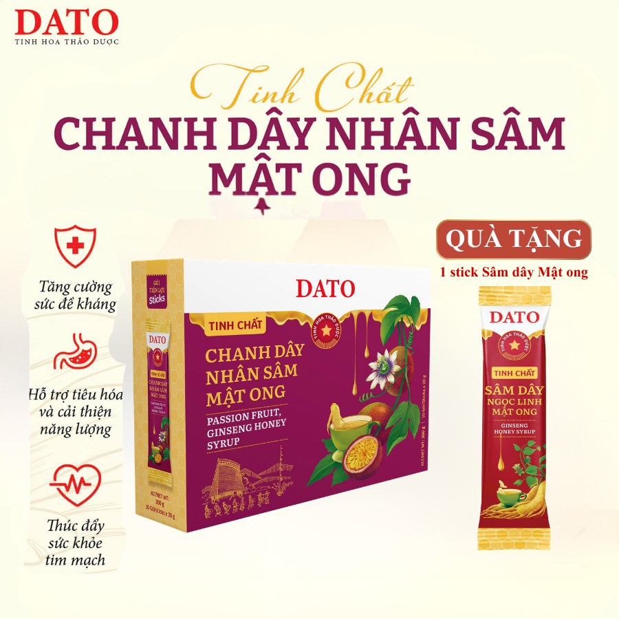 Tinh chất chanh dây nhân sâm mật ong