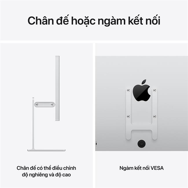 Apple Studio Display 27 inch 5K XDR Vesa sắc nét, chuẩn màu