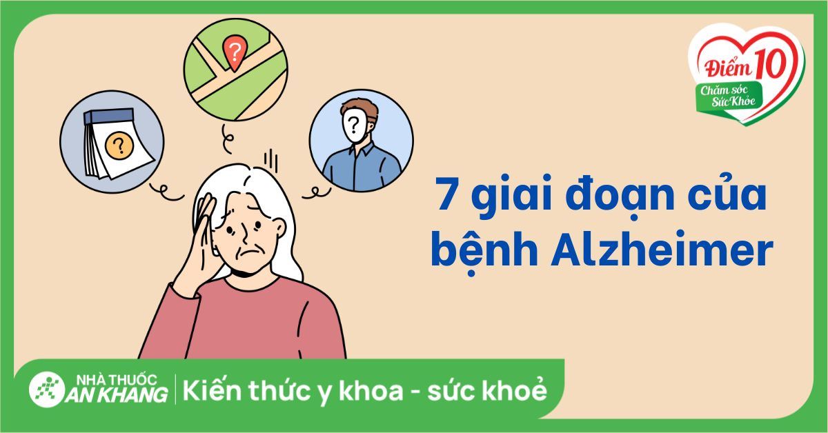 7 giai đoạn của bệnh Alzheimer: Dấu hiệu nhận biết và chăm sóc
