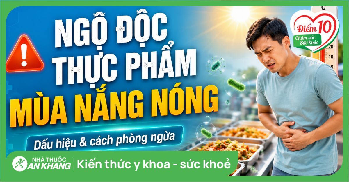 Cách phòng ngừa và xử trí ngộ độc thực phẩm mùa nắng