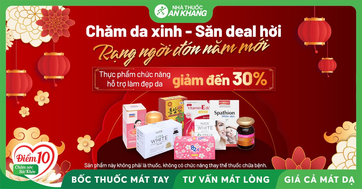 (01/12 - 31/12) Chăm da xinh - Săn deal hời - Rạng ngời đón năm mới