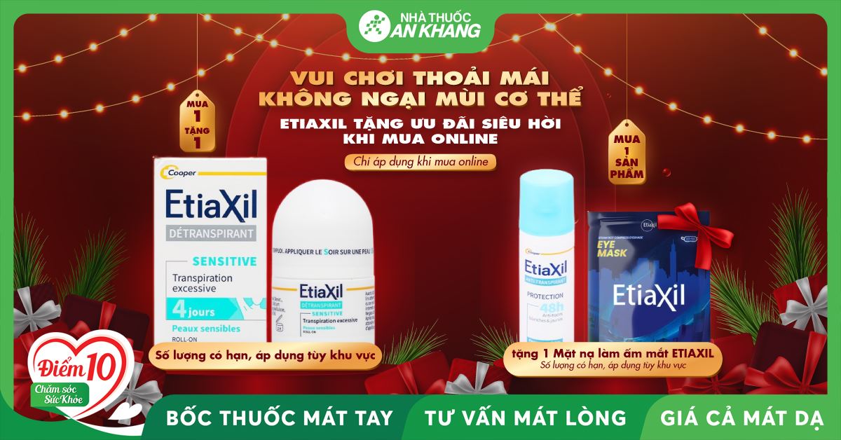 (10/12 -12/12) Etiaxil tặng ưu đãi siêu hời khi mua online - Vui chơi thoải mái - Không ngại mùi cơ thể