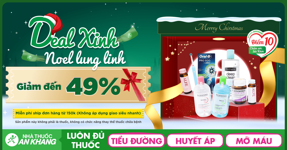 (21/12 - 25/12) DEAL XINH NOEL LUNG LINH - GIẢM ĐẾN 49%+++