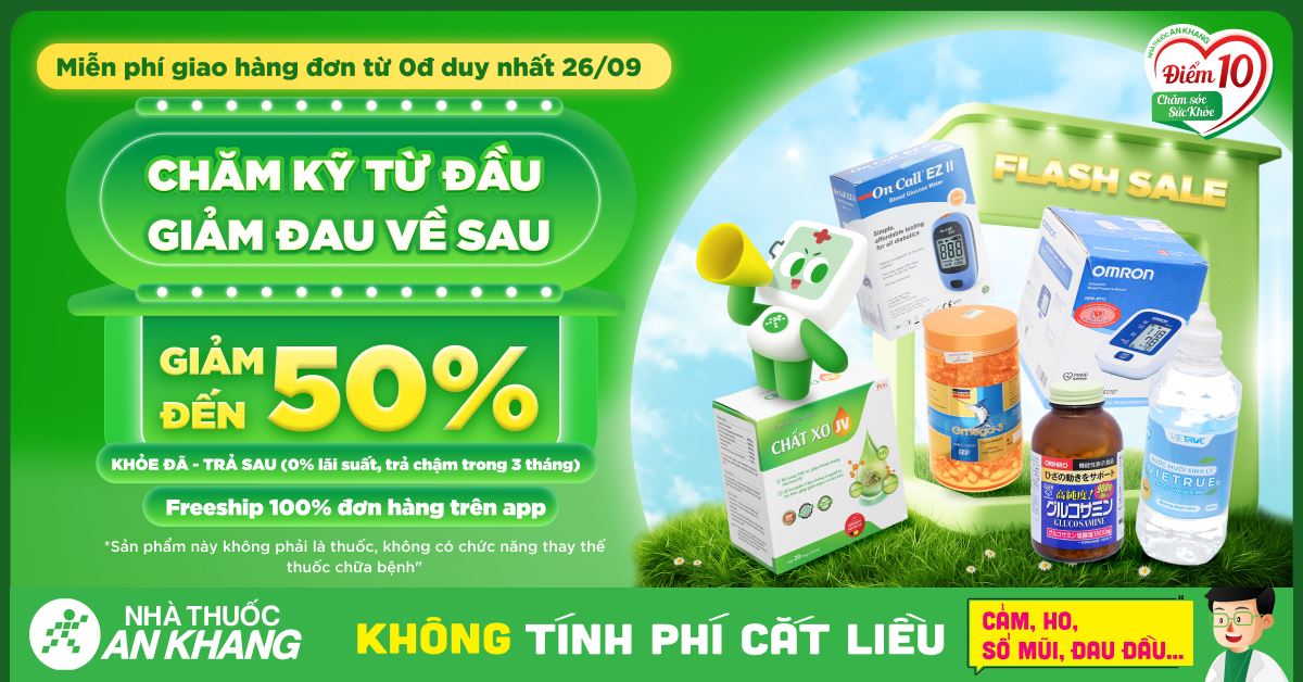 (26/09 - 28/09) CHĂM KỸ TỪ ĐẦU - GIẢM ĐAU VỀ SAU GIẢM ĐẾN 50%