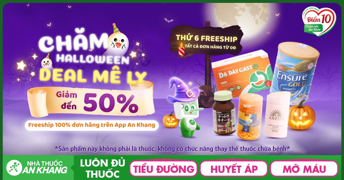 (29/10 - 31/10) CHĂM HALLOWEEN - DEAL MÊ LY GIẢM ĐẾN 50%