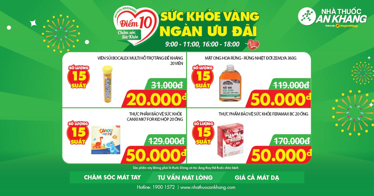 (06/03 - 08/03/2026) Giờ vàng giá shock - Deal tưng bừng