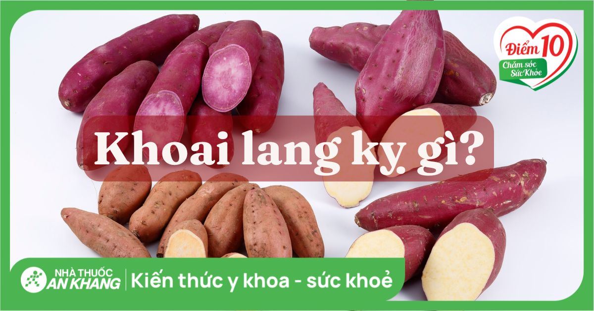 Khoai lang kỵ gì? 6 thực phẩm không nên kết hợp