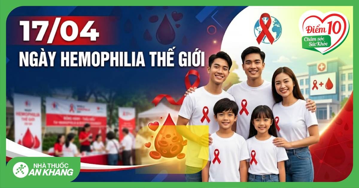 Ngày Hemophilia thế giới: Nâng cao nhận thức bệnh máu khó đông