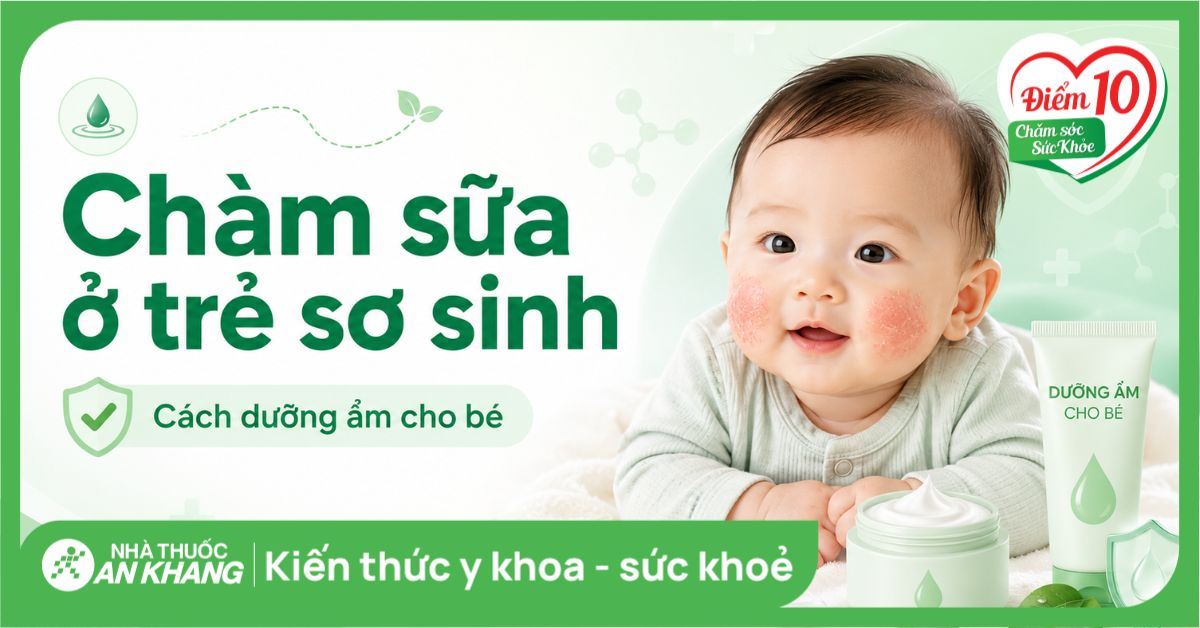 Chàm sữa ở trẻ sơ sinh: 3 triệu chứng và cách dưỡng ẩm cho bé
