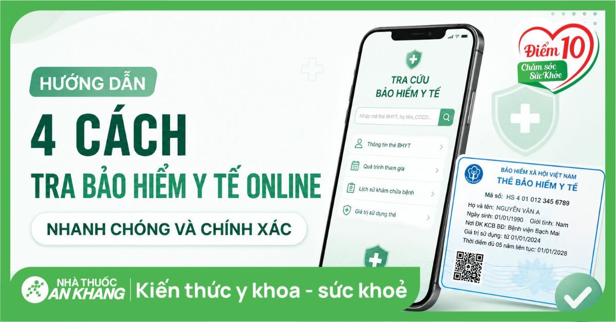 Hướng dẫn 4 cách tra bảo hiểm y tế online nhanh chóng và chính xác