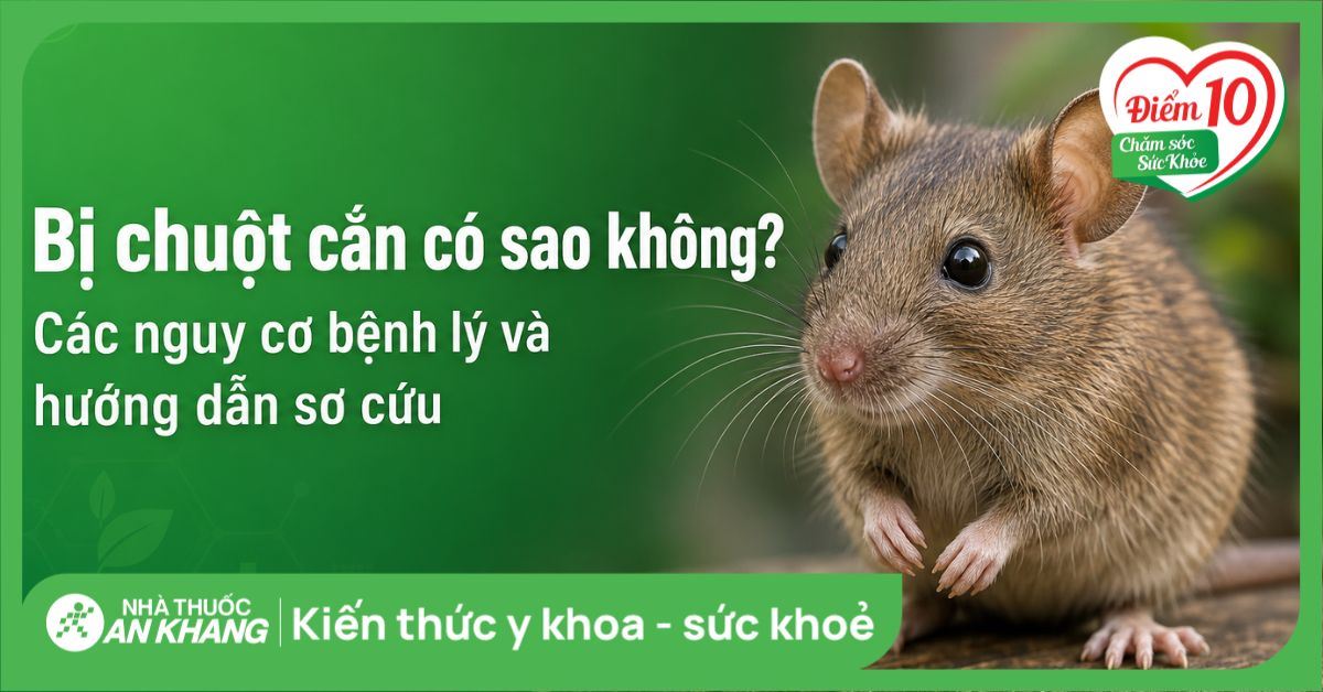 Bị chuột cắn có sao không? Các nguy cơ bệnh lý và hướng dẫn sơ cứu