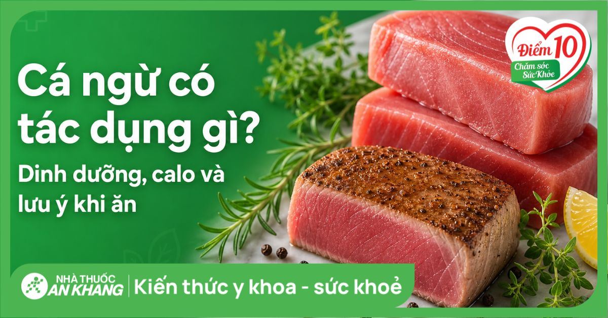 Cá ngừ có tác dụng gì? Dinh dưỡng, calo và lưu ý khi ăn