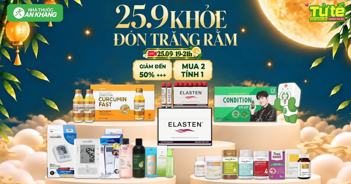 25.9 KHỎE ĐÓN TRĂNG RẰM - GIẢM ĐẾN 50%, MUA 2 TÍNH 1