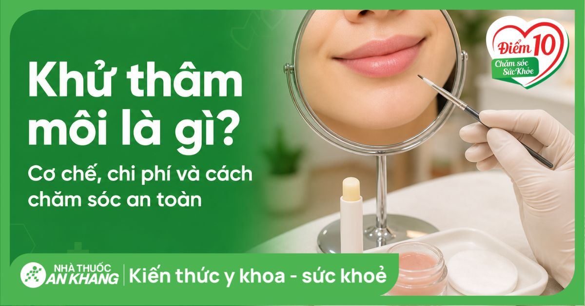 Khử thâm môi là gì? Cơ chế, chi phí và cách chăm sóc an toàn