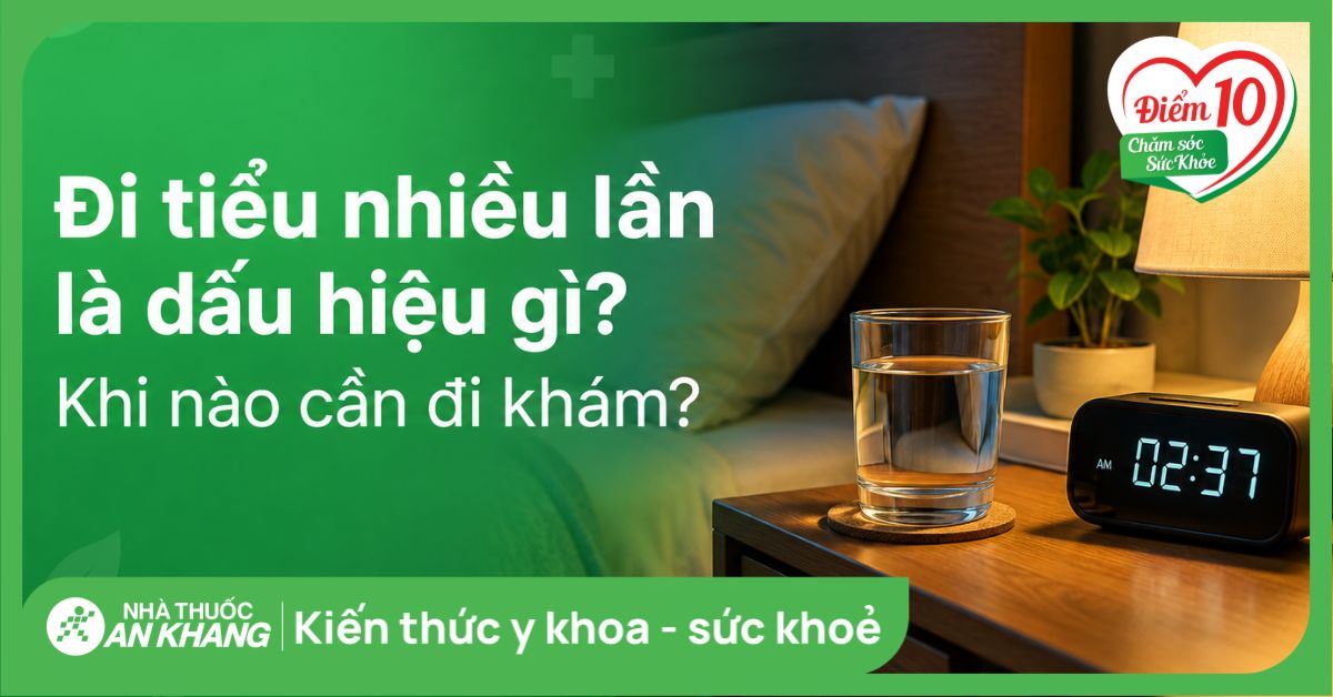 Đi tiểu nhiều lần là dấu hiệu gì? Khi nào cần đi khám?