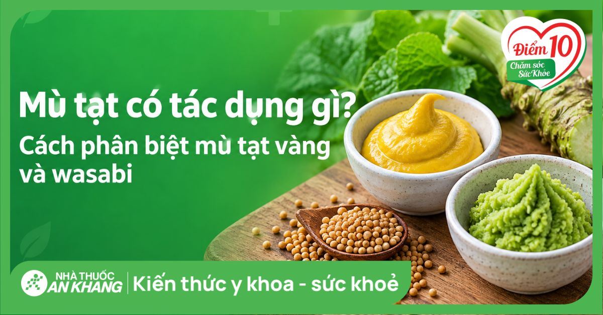 Mù tạt có tác dụng gì? Cách phân biệt mù tạt vàng và wasabi
