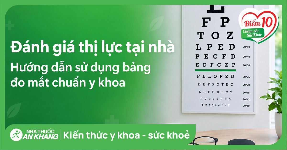 Đánh giá thị lực tại nhà: Hướng dẫn sử dụng bảng đo mắt chuẩn y khoa