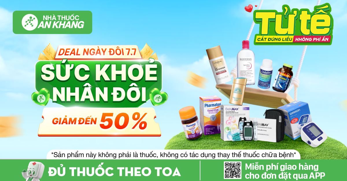 (03/7 - 7/7/2026) DEAL NGÀY ĐÔI - SỨC KHỎE NHÂN ĐÔI - GIẢM ĐẾN 50%