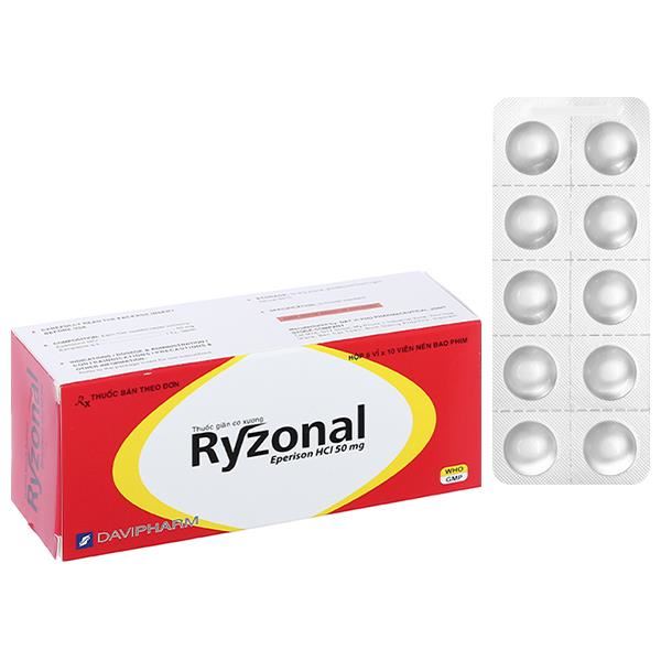 Ryzonal 50mg giúp cải thiện chứng tăng trương lực cơ, liệt cứng