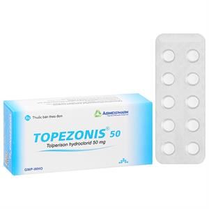 Topezonis 50 trị triệu chứng co cứng sau đột quỵ