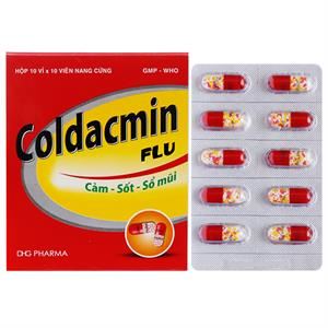 Coldacmin Flu trị cảm cúm, sốt, sổ mũi