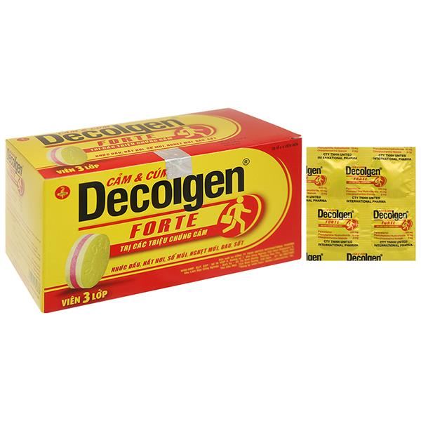 Decolgen Forte trị các triệu chứng cảm thông thường, viêm mũi dị ứng