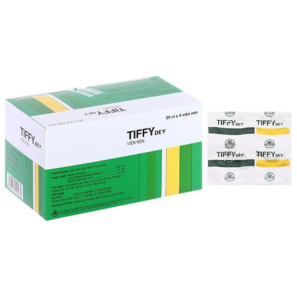 Tiffy Dey trị các triệu chứng cảm cúm, cảm lạnh
