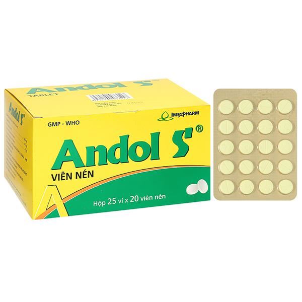 Andol S trị các triệu chứng cảm