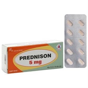 Thuốc Prednison 5mg Mediplantex kháng viêm (chai 1000 viên) - 01/2025 ...