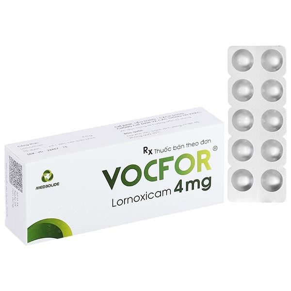 Vocfor 4mg giảm đau, kháng viêm xương khớp