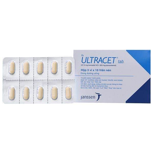 Ultracet trị cơn đau trung bình đến nặng