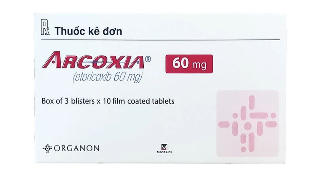 Arcoxia 60mg giảm đau, kháng viêm xương khớp