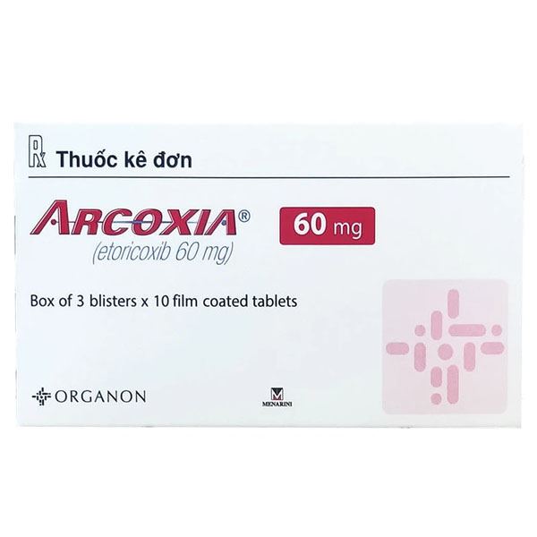 Arcoxia 60mg giảm đau, kháng viêm xương khớp