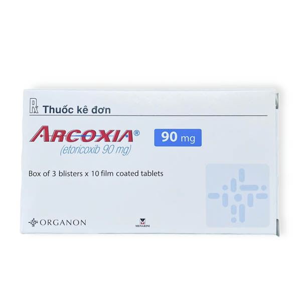 Arcoxia 90mg giảm đau, kháng viêm xương khớp