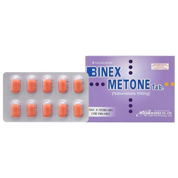 Binex Metone 500mg điều trị viêm xương khớp
