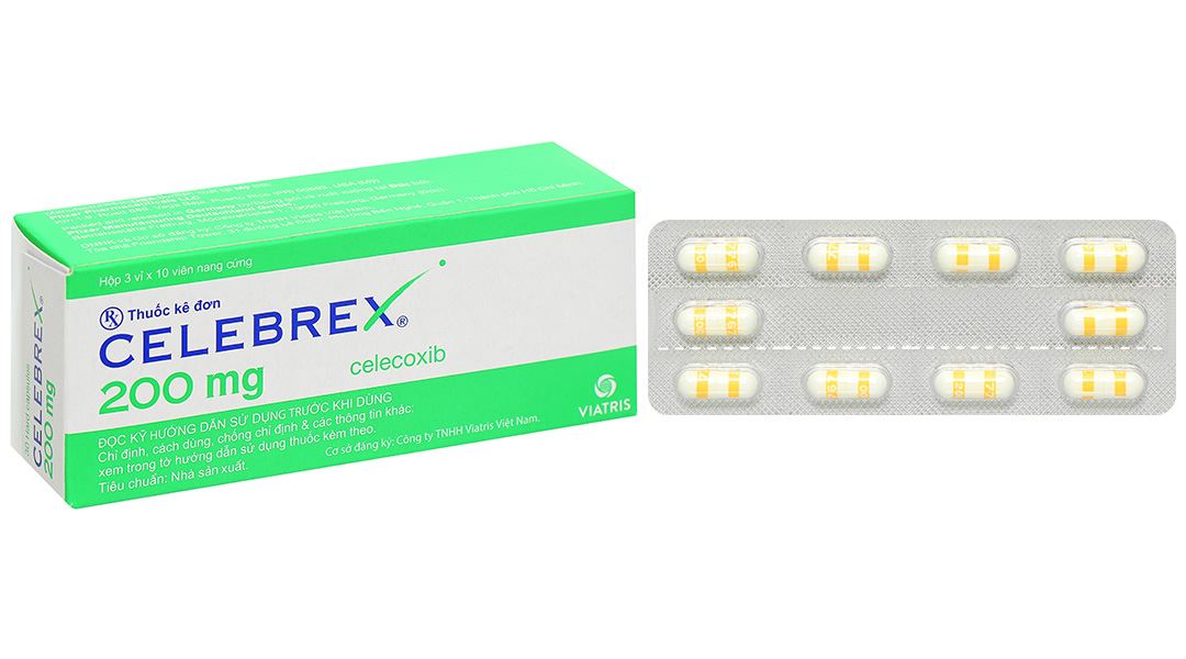 Celebrex 200mg giảm đau, kháng viêm xương khớp