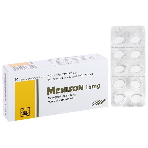 Menison 16mg thuốc kháng viêm, ức chế miễn dịch