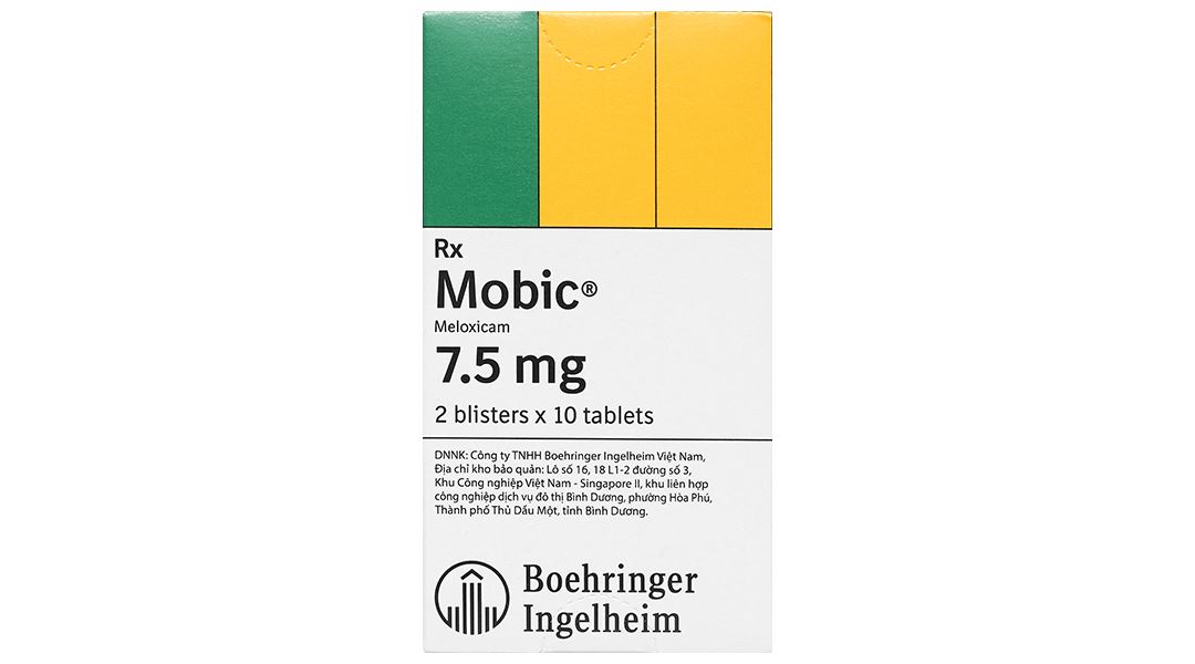 Mobic 7.5mg giảm đau, kháng viêm xương khớp