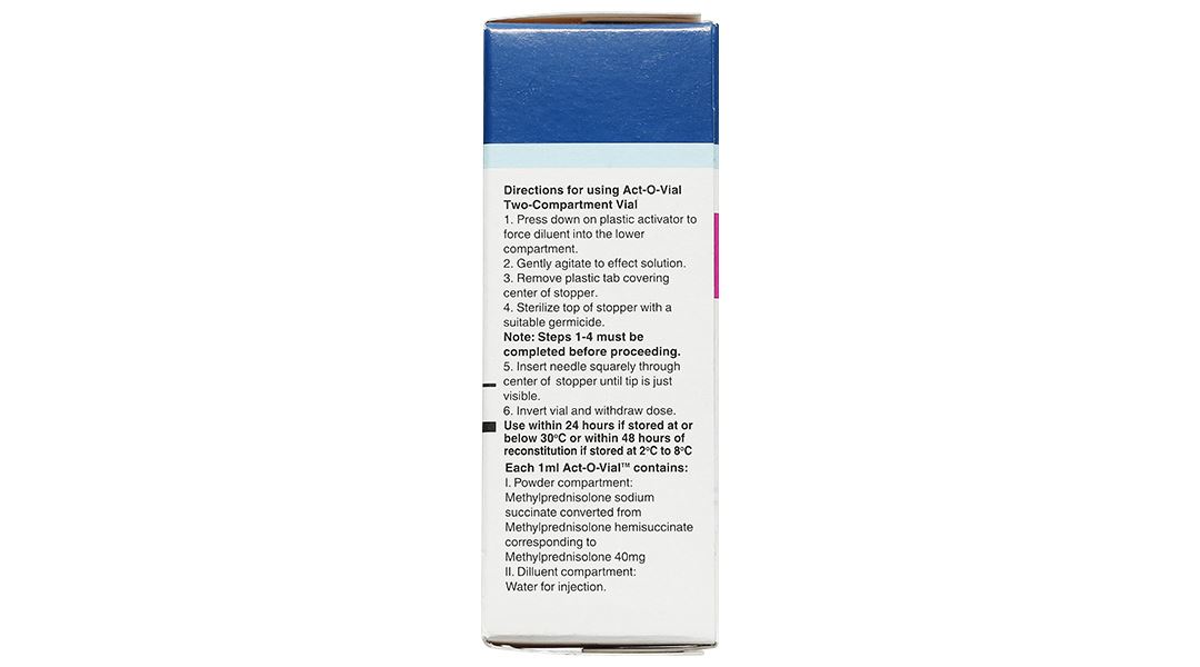 Bột pha tiêm Solu - Medrol 40mg thuốc kháng viêm