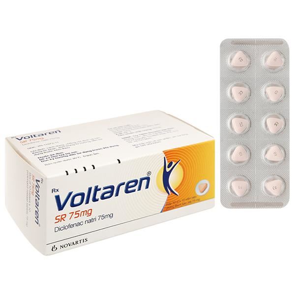 Voltaren SR 75mg giảm đau, kháng viêm xương khớp