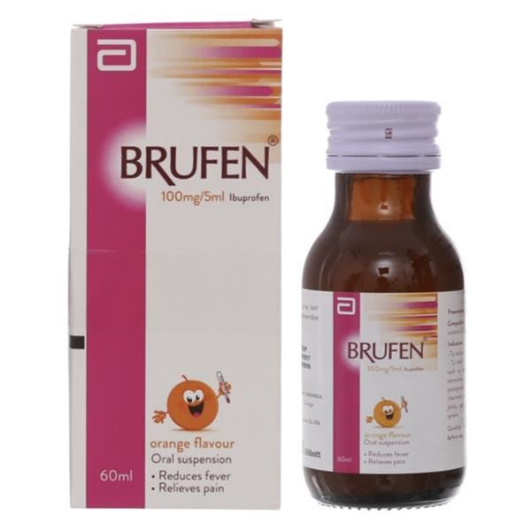 Hỗn dịch uống Brufen 100mg/5ml giảm đau, hạ sốt