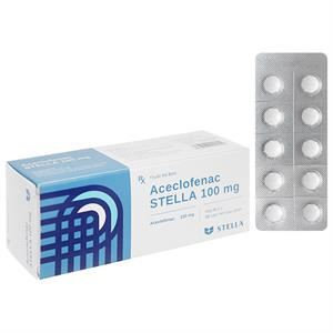 Aceclofenac Stella 100mg giảm đau, kháng viêm xương khớp