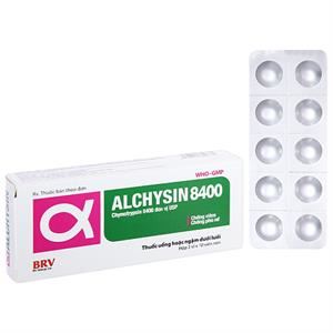 Alphachysin 8400 IU trị phù nề sau chấn thương, phẫu thuật